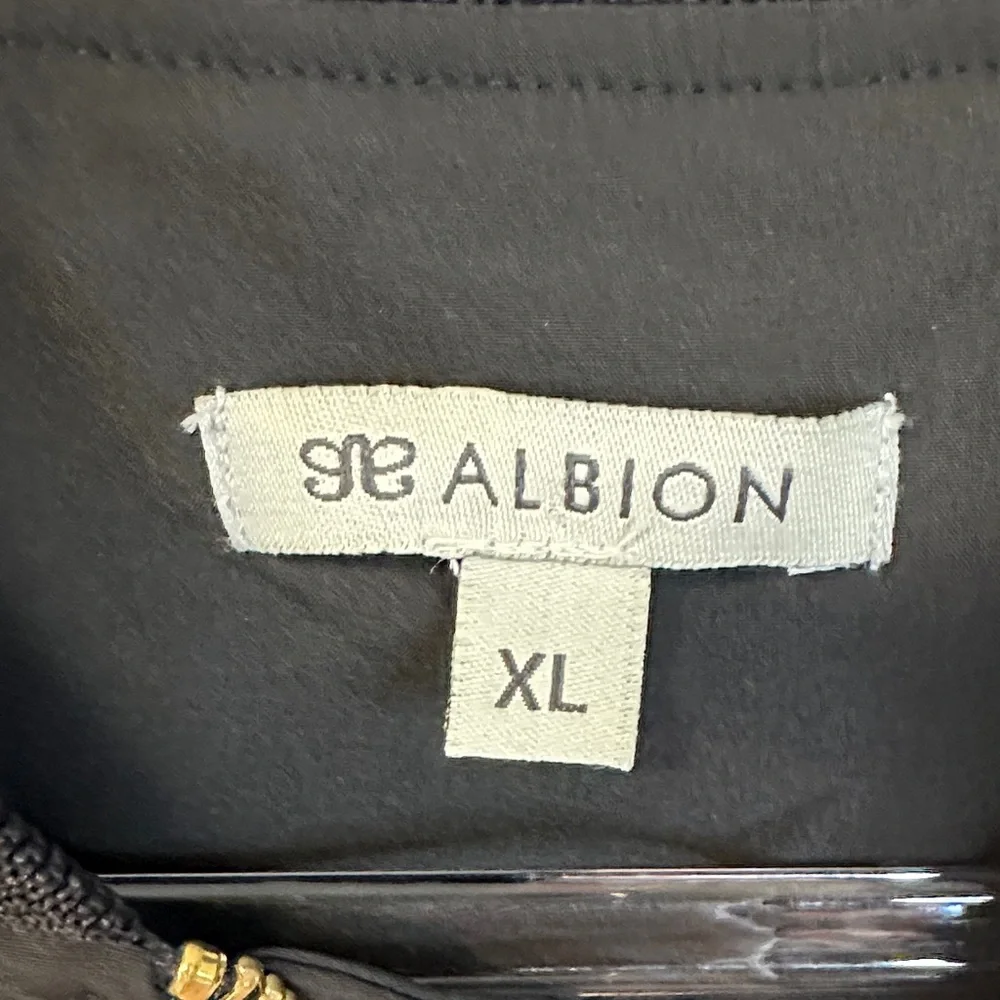 NWT Albion Classic Black Bomber Jacket Women's Size XL - Picture 2 of 8